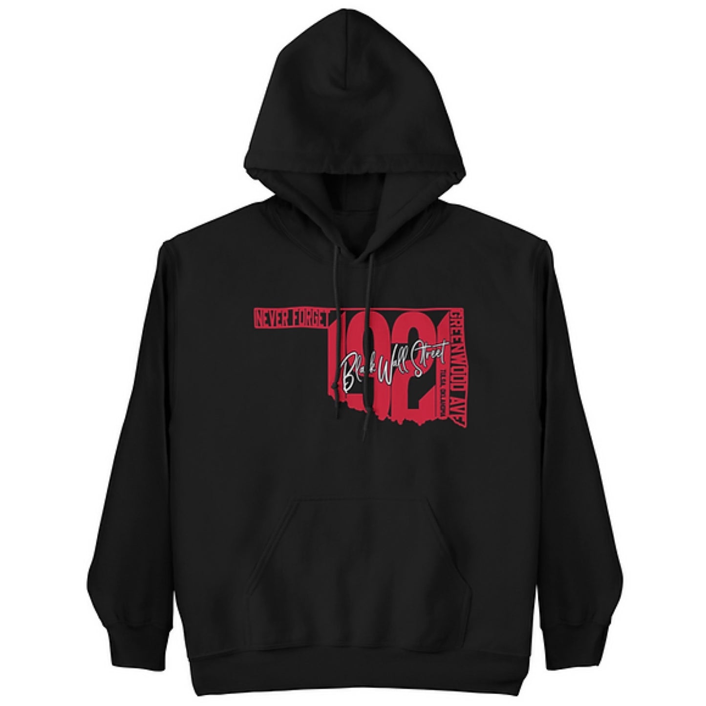 Black Wall Street Oklahoma Hoodie